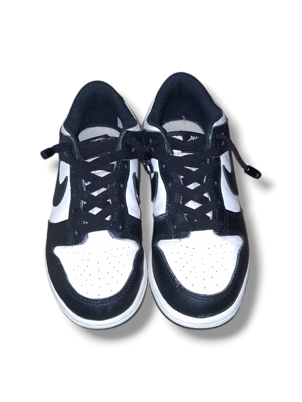 Nike Dunk Low GS Black White Panda Youth Size 2Y Kids Sneakers CW1588-100